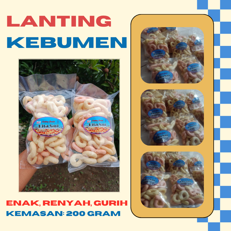 

Lanting Rasa Original Khas Kebumen Renyah dan Gurih Bikin Nagih