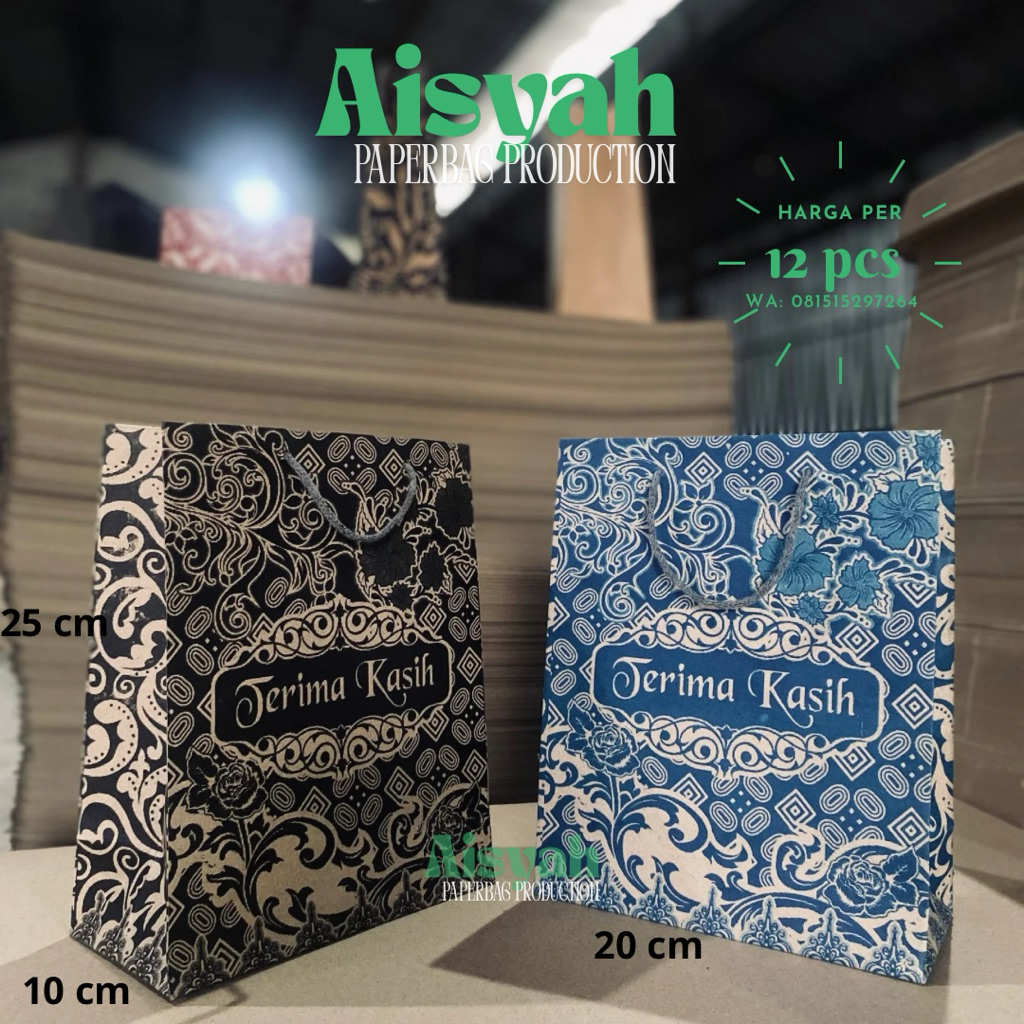 

Paperbag 20x10x25 premium
