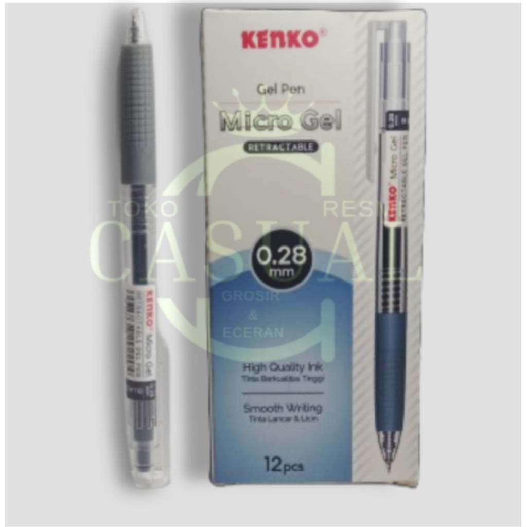 

PULPEN GEL KENKO MICRO GEL 0,28MM RETRACTABLE
