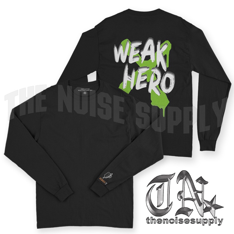 Kaos Baju Weak Hero Lengan Panjang / Kaos Weak Class Hero 2 Humin Lengan Panjang