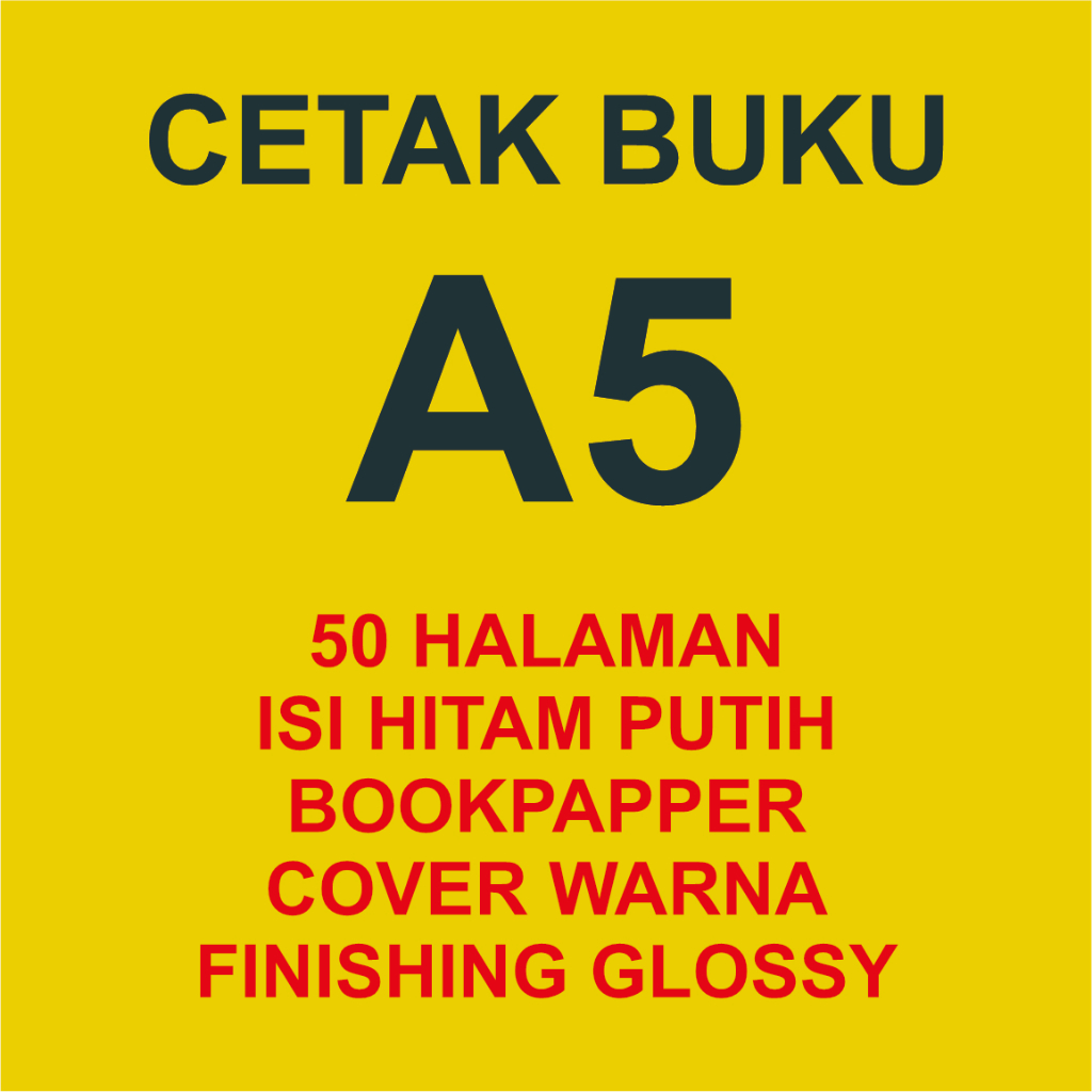 

CETAK BUKU A5 SOFTCOVER BOOKPAPPER WARNA