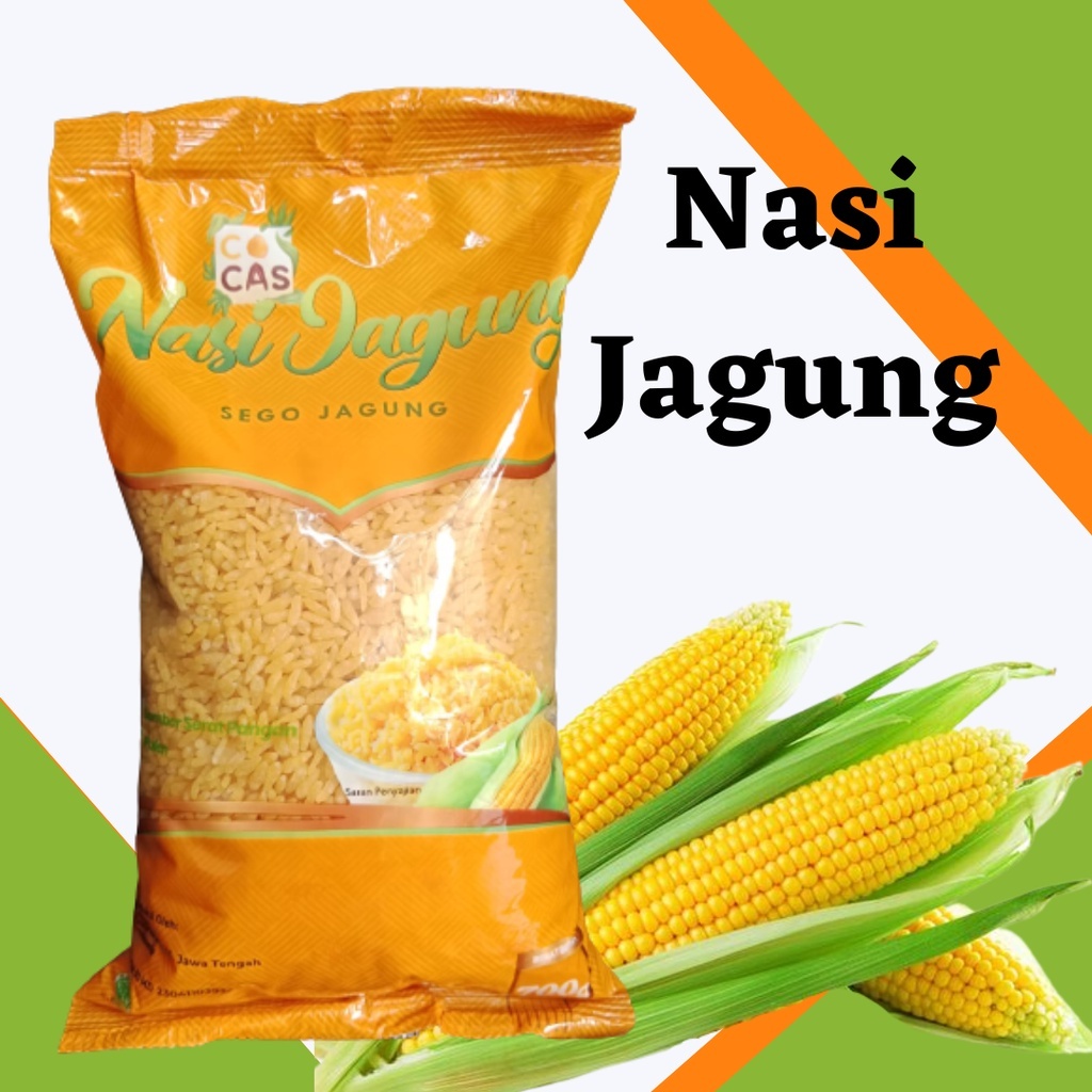 

Nasi Jagung | Sego Jagung | beras jagung Alami Sehat berat 500gr HALAL 100% Original