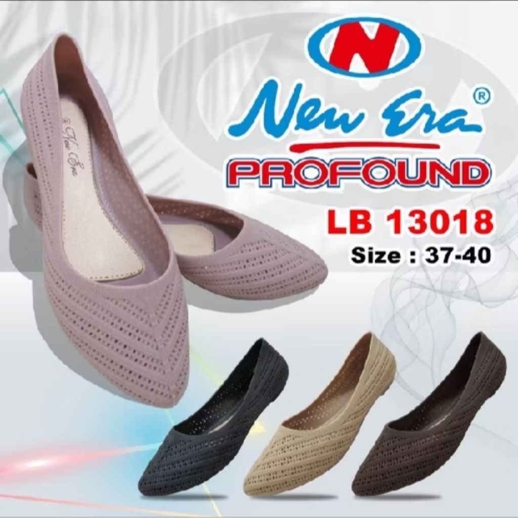 sepatu karet wanita new era sepatu flat shoes karet