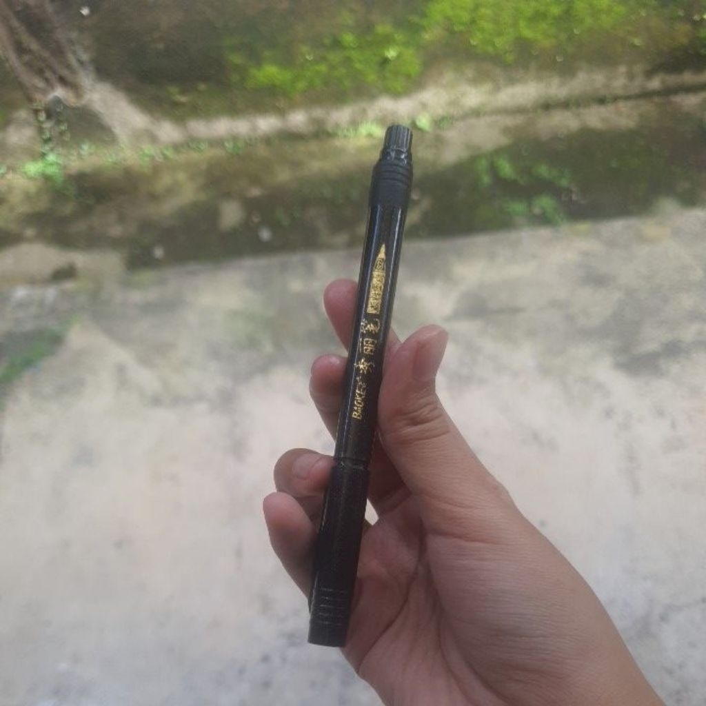 

[PRELOVED] Baoke Calligraphy Brush Pen S22 Refillable Set Refill Kuas Kaligrafi Hitam