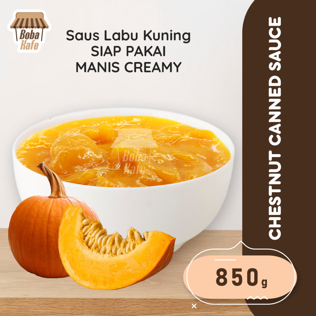 

Doking - Canned Pumpkin Sauce 850gr - Pumpkin Butter - Saus Labu Kuning Siap Pakai