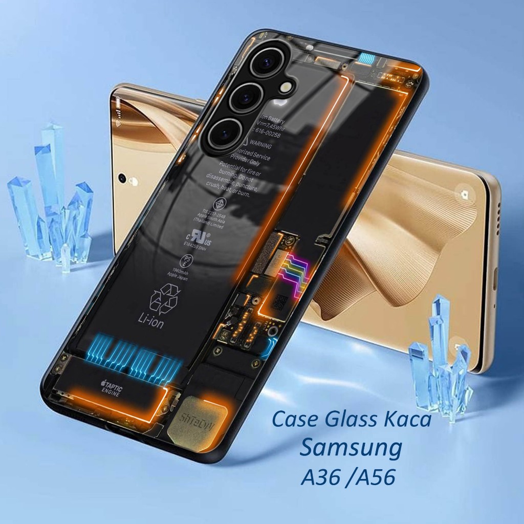 Softcase Kaca Kilau SAMSUNG A56 - Casing HP SAMSUNG A56 - Pelindung Handphone SAMSUNG A56 -A10