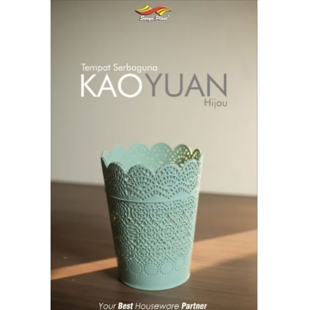 

Suryaplast-Tempat Serbaguna KAO YUAN/Tempat Pensil/Tempat Make up/Wadah Serbaguna
