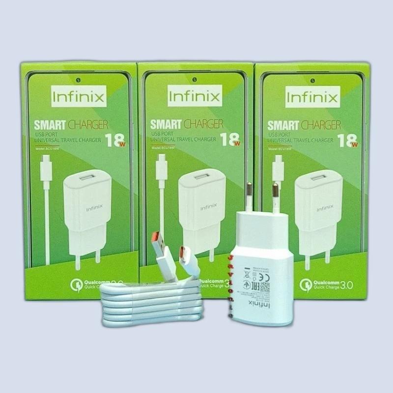 Charger ORIGINAL100% Support Infinix Fast Charging 18W