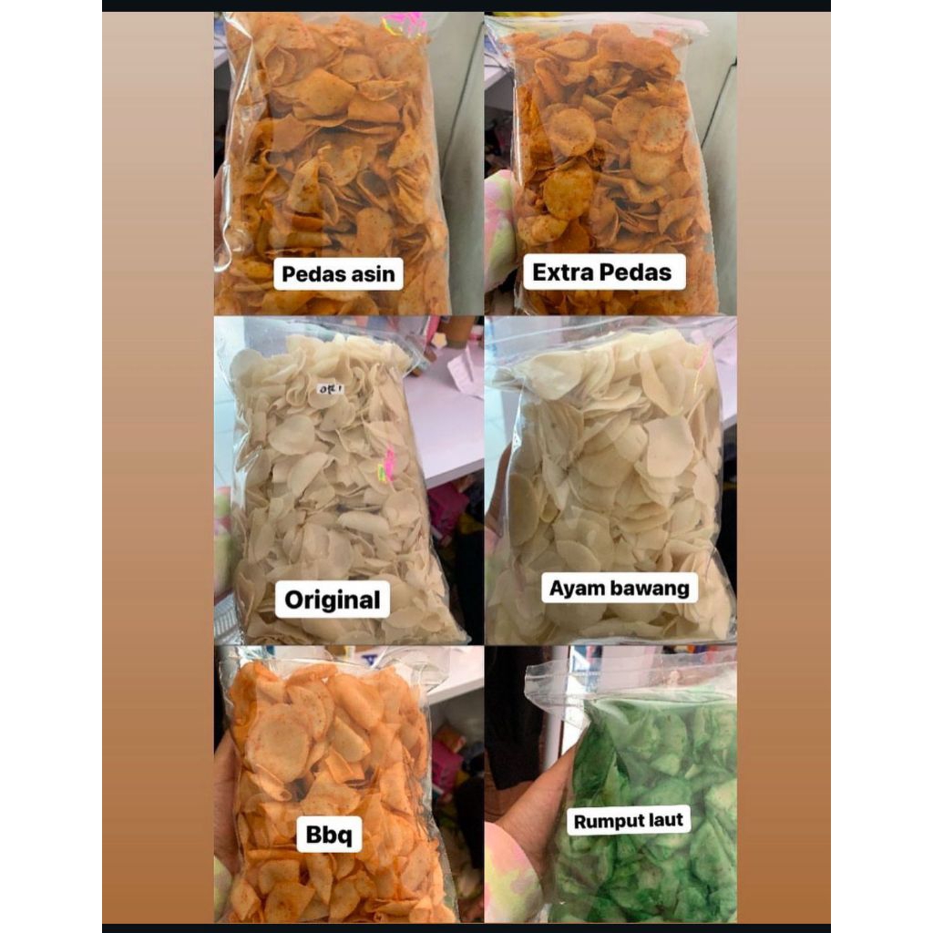 

Cimoring Cimol Kering Terenak No.1 Cimoring Tipis Kriukk 500gr