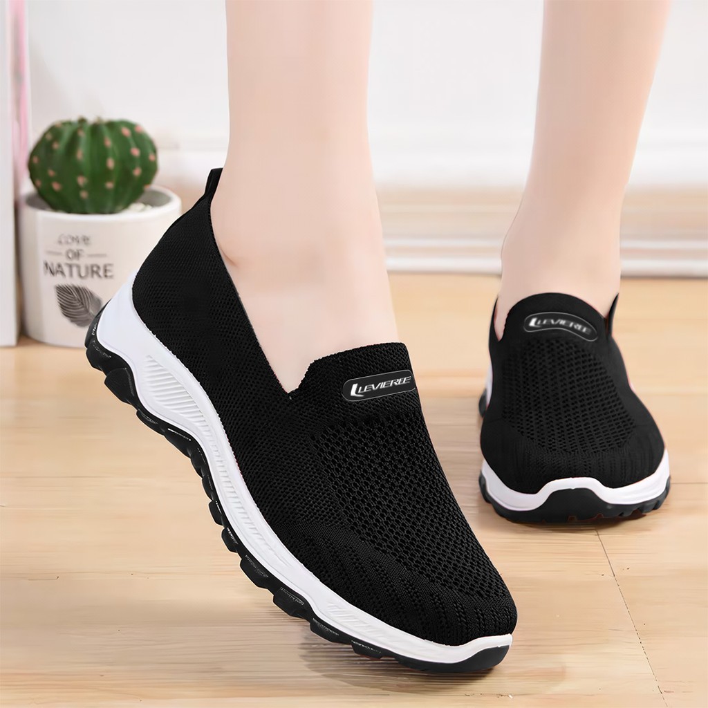 EXCLUSIVE LVR FREE BOX LV0410 Sepatu Slip On Wanita Sepatu Sport Wanita 2025