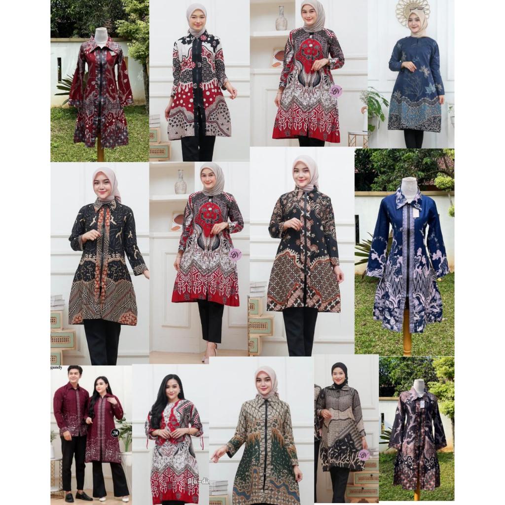Tunik Batik Murah , Dress Batik Cantik, Atasan Batik Cantik , Sarimbit Batik , Tunik katun