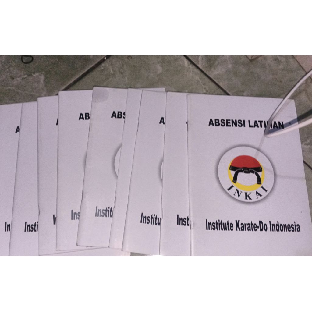 karate buku Absensi Inkai