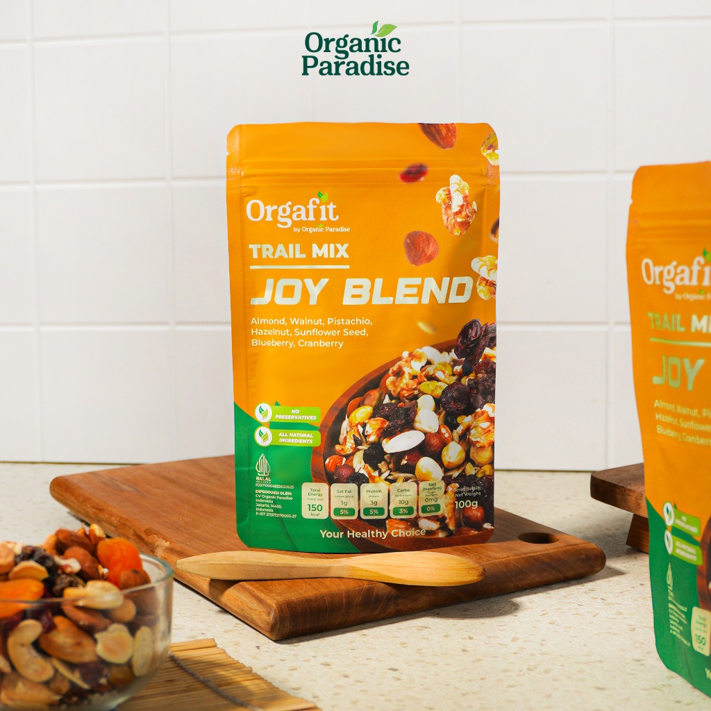 

Premium Trail Mix Nut Joy Blend 25 Gram / Snack Kacang Mix Nut variant Joy Blend 25 gram Organic