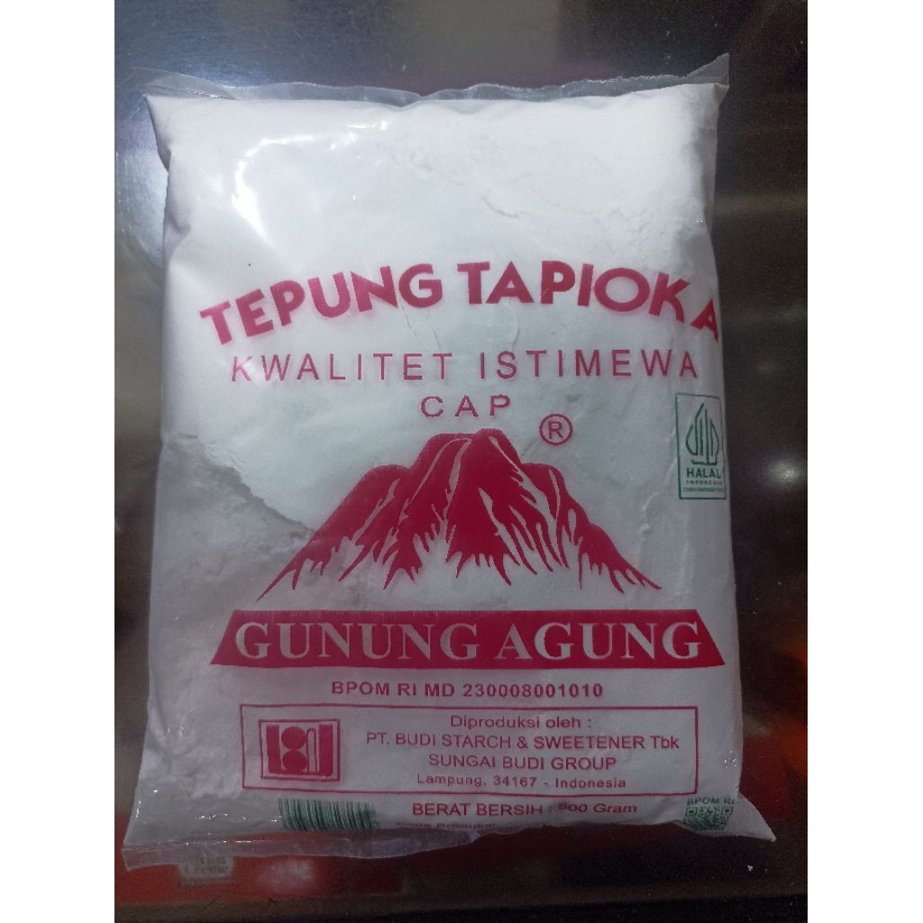 

TEPUNG TAPIOKA CAP GUNUNG AGUNG 500GR