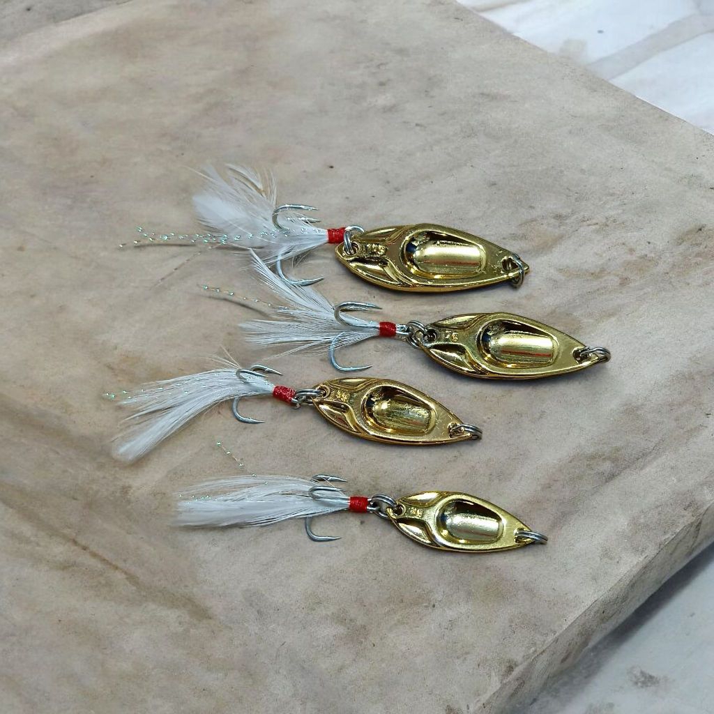 METAL SPOON KUNINGAN MURAH BERKUALITAS UMPAN MANCING CASTING HAMPALA GABUS TOMAN