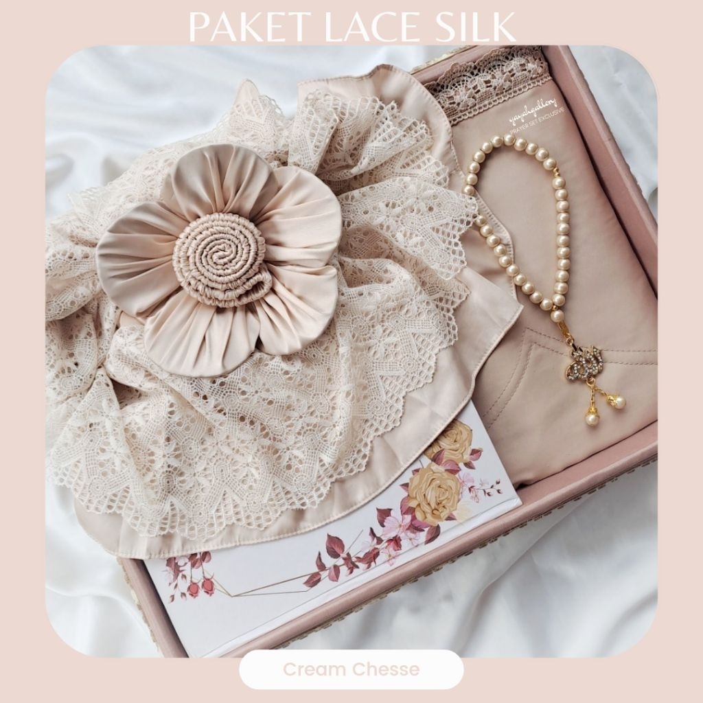 [SIAP KIRIM] Paket Seserahan Paket Akad Nikah Paket Lamaran Mahar Box Tutup Mika (Mukena Silk + Saja