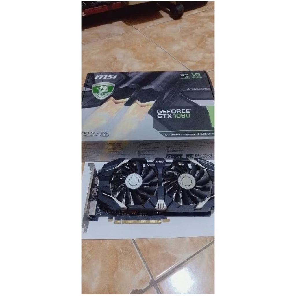 MSI GTX 1060 3GB Dual Fan OC Edition Normal Fullset
