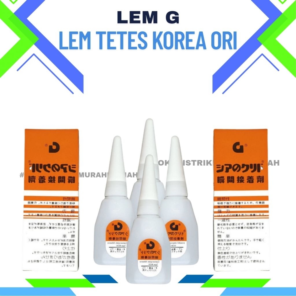 

LEM G ORIGINAL // LEM POWER GLUE // LEM SERBAGUNA // LEM KOREA POWER GLUE // LEM SUPER KUAT //
