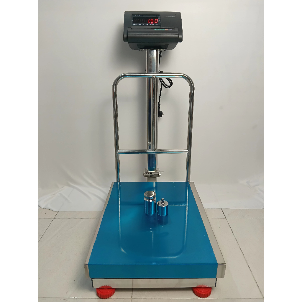 Timbangan Duduk Digital Renkmhe Stainless A12E 150Kg Timbangan Ikan, Ayam dan Garam Basah