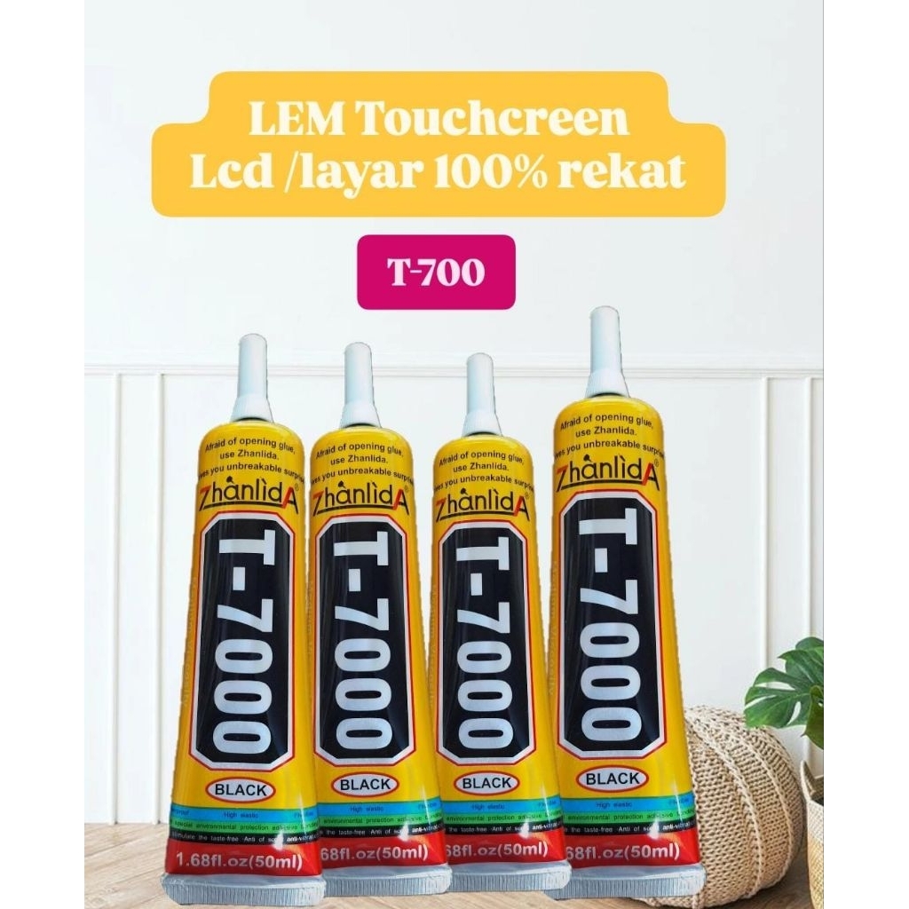 

LEM TOUCHSREEN zhanlida _t700_ 50ml *hitam* 100% tahan