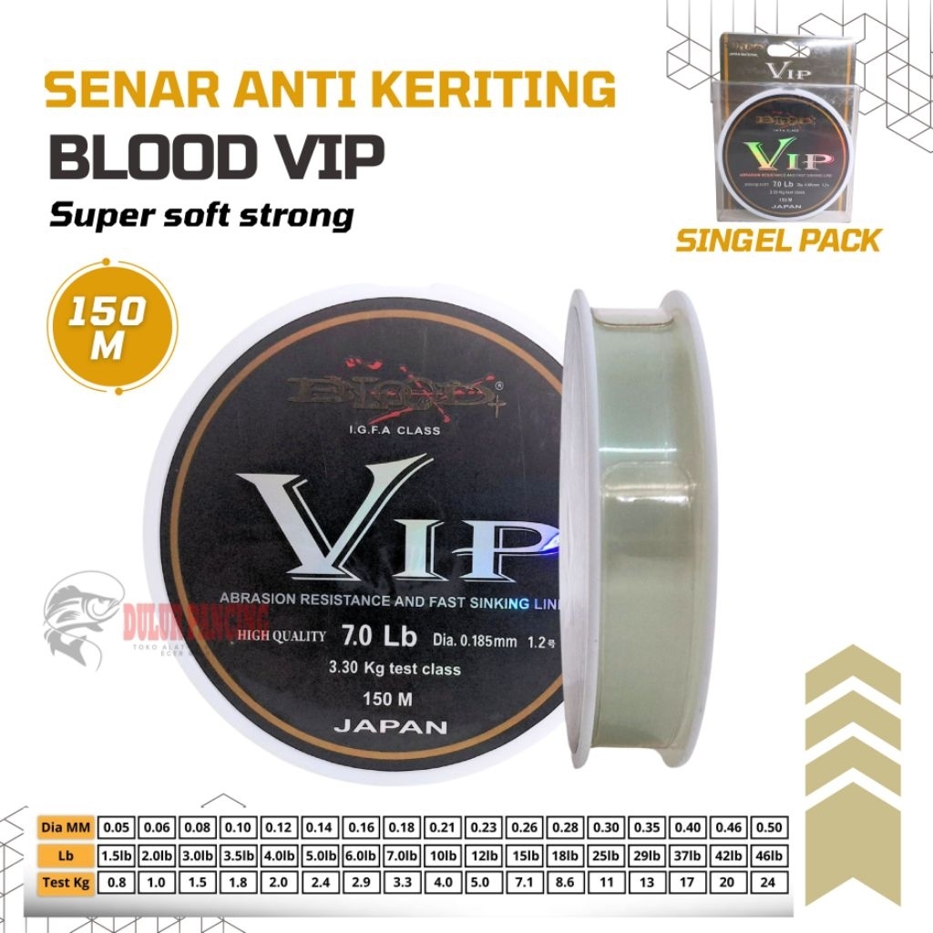 SENAR PANCING BLOOD VIP 150M