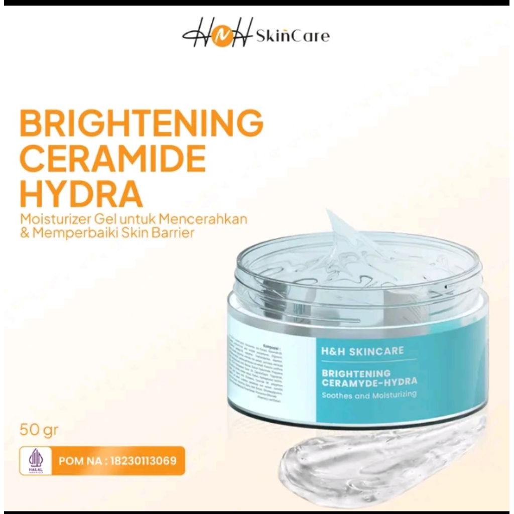 HNH Skincare - Brightening
Ceramide-Hydra - Moisturizer Ceramide Pelembab Wajah untuk Skin Barrier