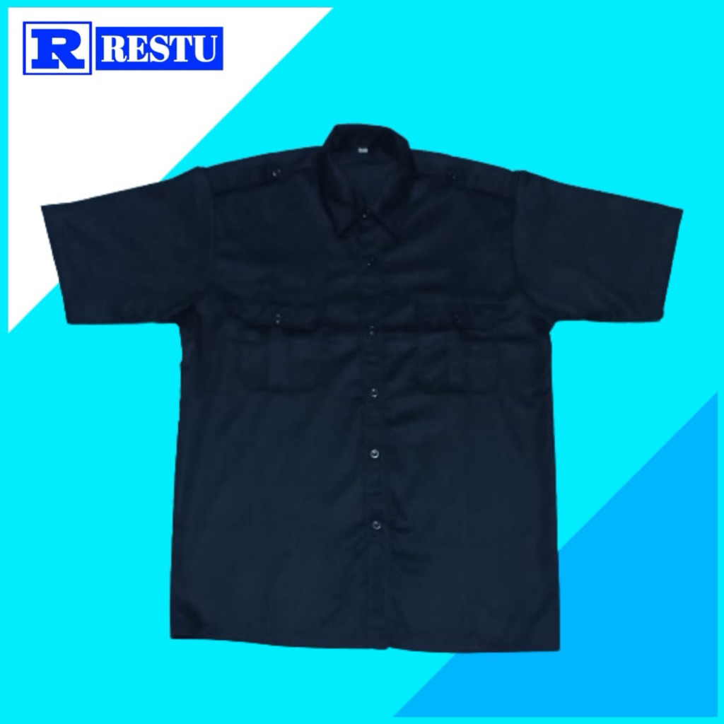 kemeja lapangan pendek-kemeja pns putih-kemeja pdl pendek-kemeja pdh pendek-kemeja biru pendek-kemej