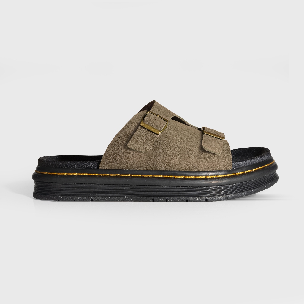 Osgood - Papillon Olive - Sandal Kulit