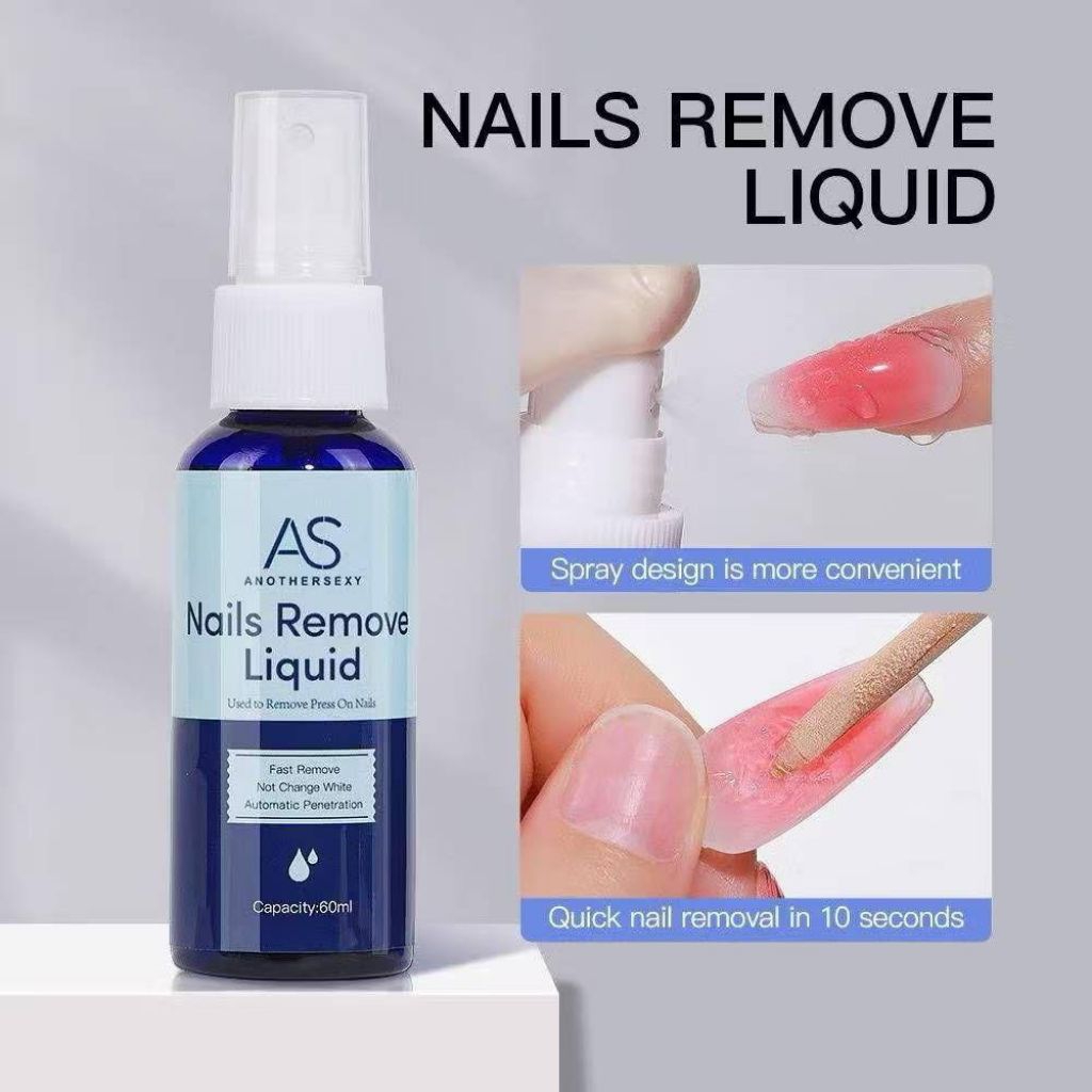 SET AS NAIL TIP GEL GLUE + AS NAIL REMOVER LIQUID GEL SPRAY
