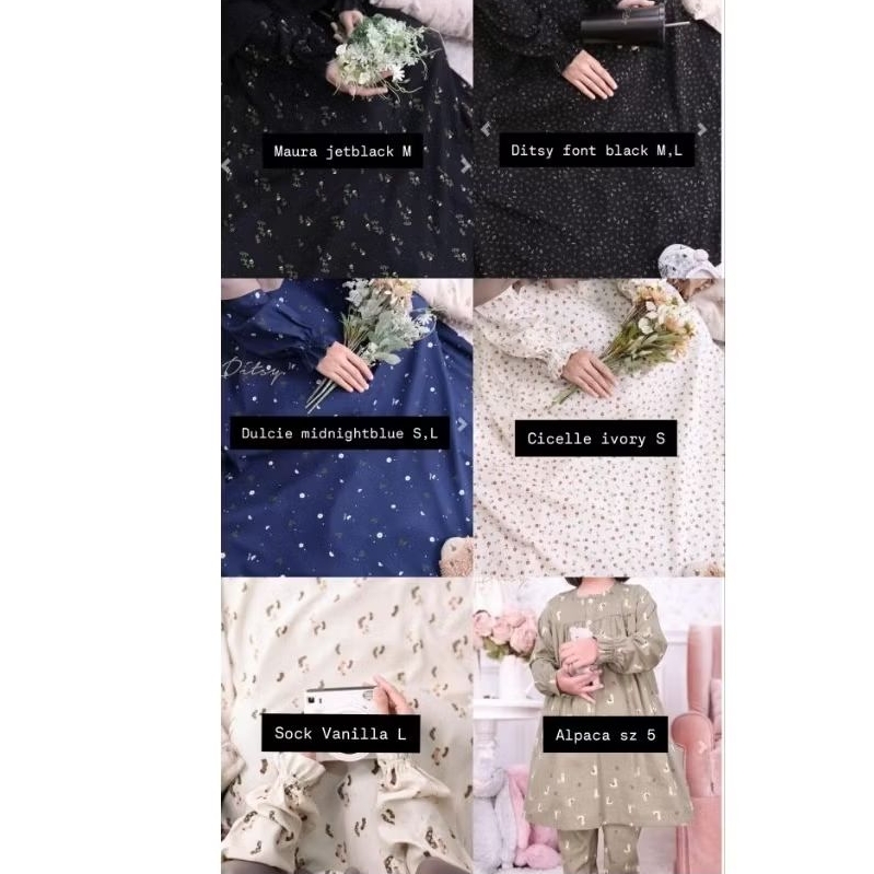 Ditsy Juni 2025 Nightgown pajamas ditsy official