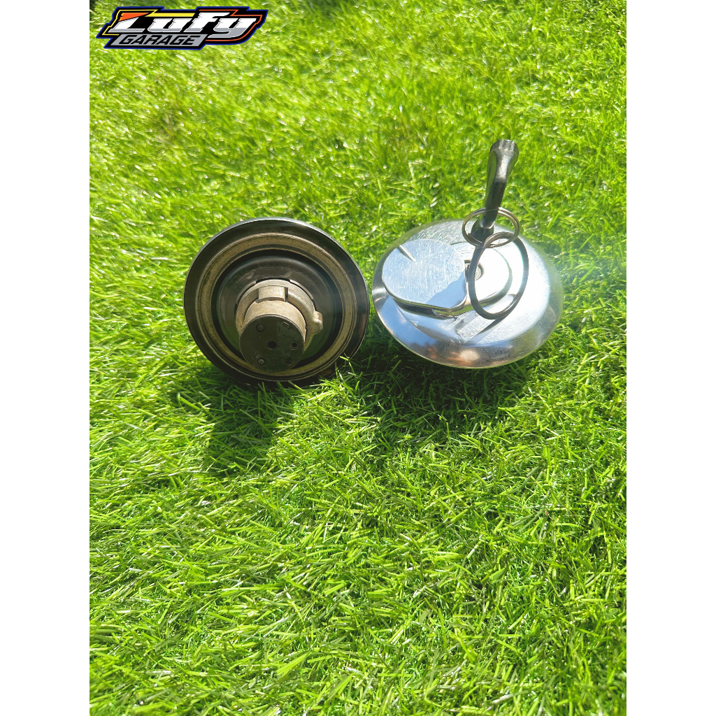 tutup tangki set kunci original copotan motor cb150r old, new megapro mono, verza, megapro, tiger