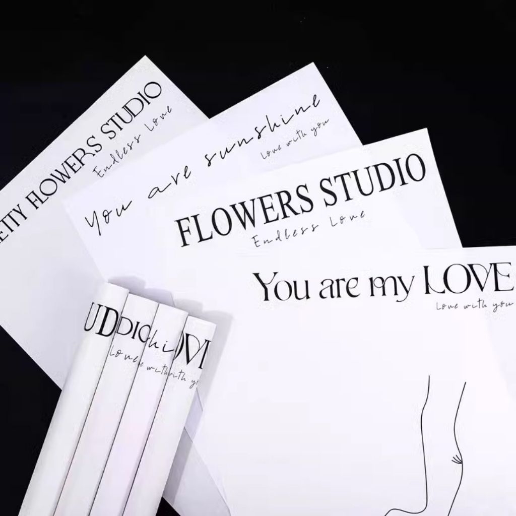 

LETTERHEAD PATTERN PAPER/ FlowerWrapping / Cellophane / Wrap / Kertas Bunga / Kertas
