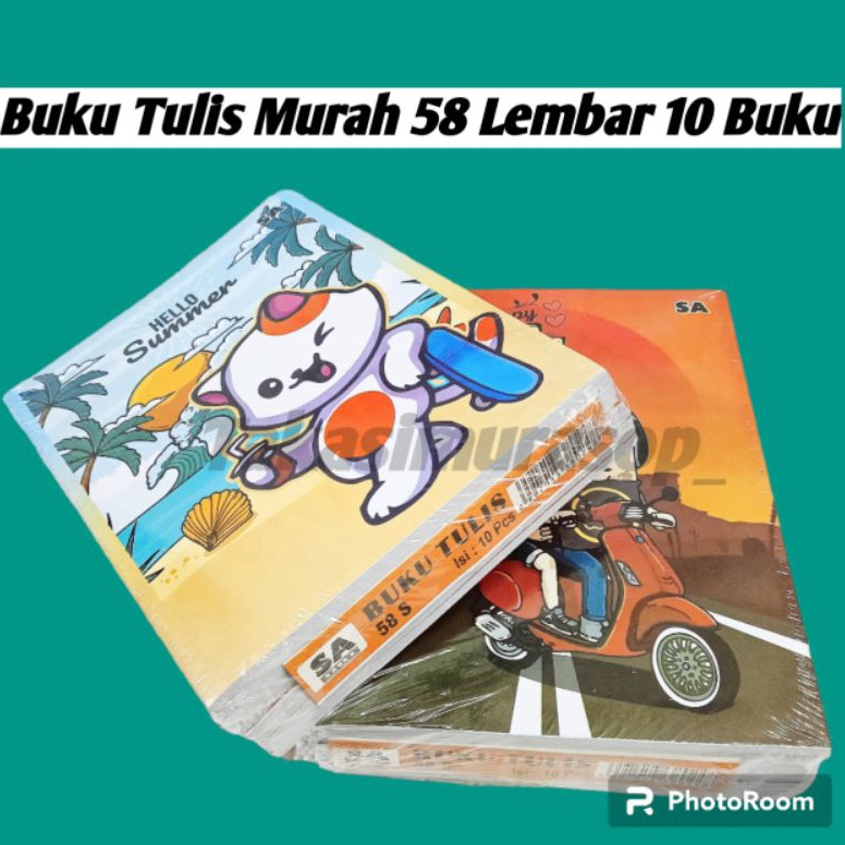 

KODE W66F Buku Tulis Murah 58 Lembar 1 Buku