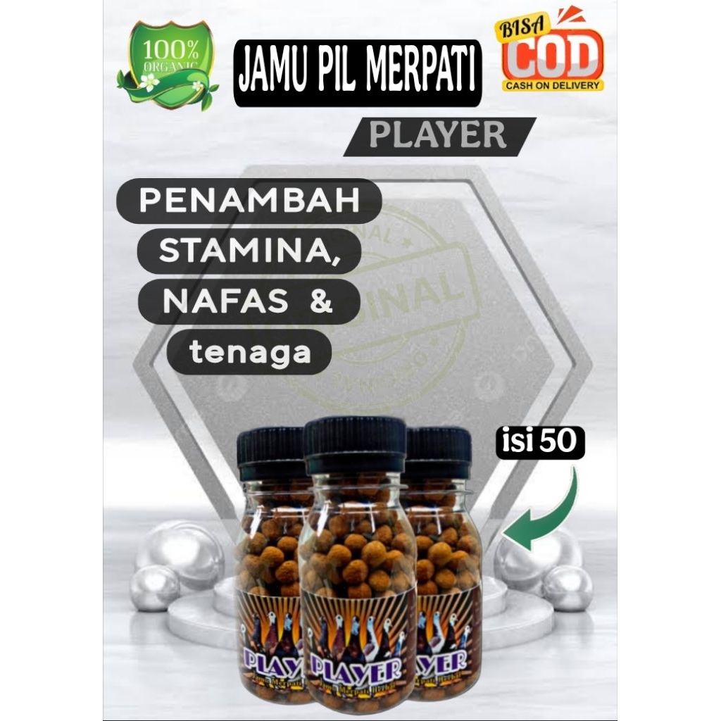 JAMU HERBAL UNTUK MERPATI PLAYER ISI 50 BUTIR untuk merpati kolong & balap pil super power losdor ra