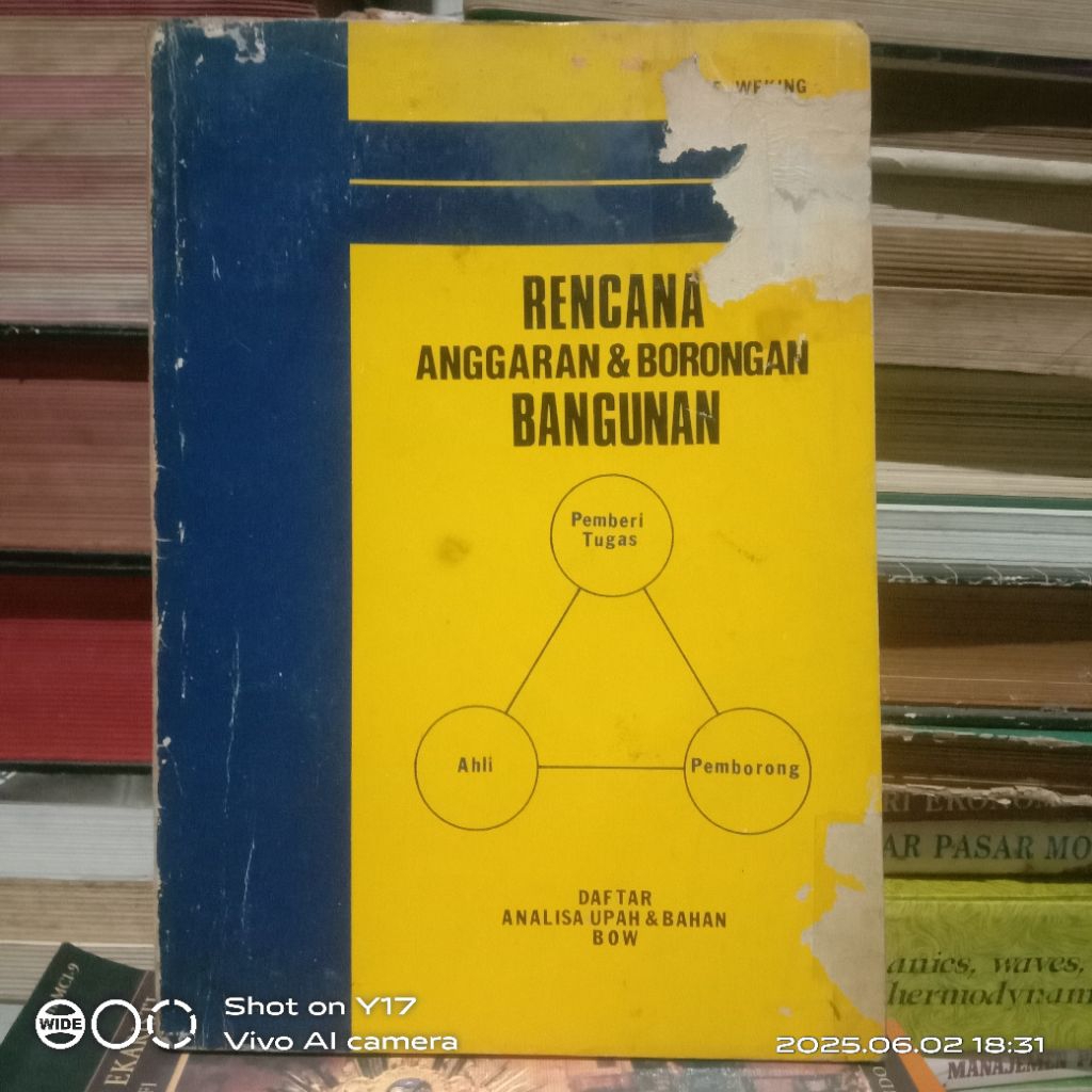 BUKU RENCANA ANGGARAN & BORONGAN BANGUNAN ORIGINAL