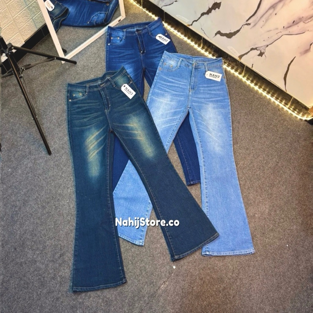 HW Cutbray Jeans Wanita Retro 114 Strechy Premium - Cutbray Jeans Wanita Kekinian Melar - Celana Jea