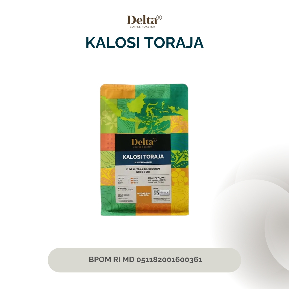 

DELTA COFFEE ROASTER - Kopi Arabica Kalosi Toraja - 200gr