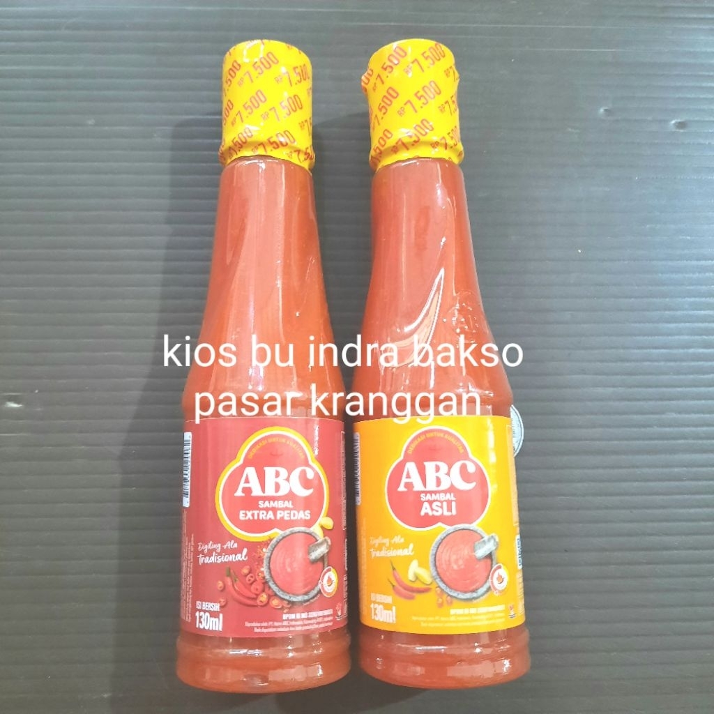 

ABC sambal asli extra pedas hot 130 ml