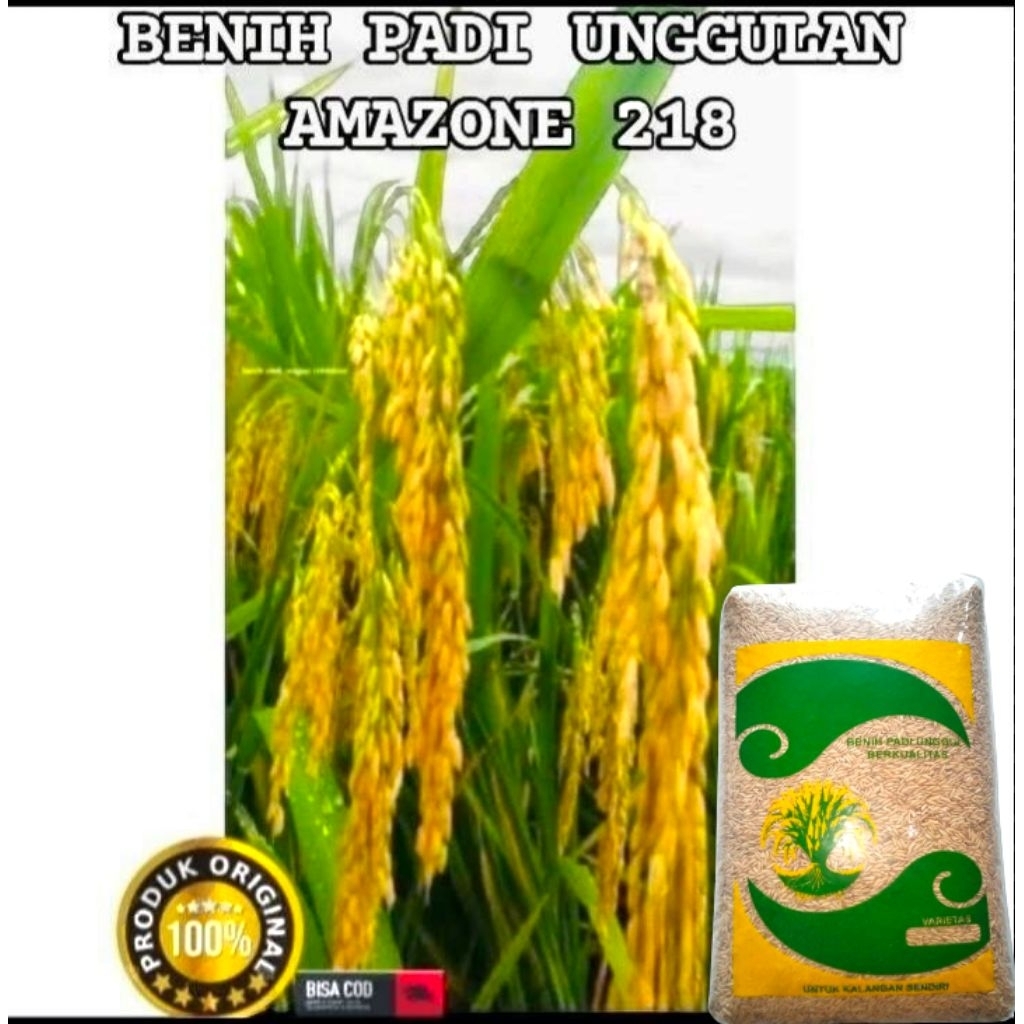 Benih Padi UNGGUL AMAZONE 218 Kemasan 1Kg