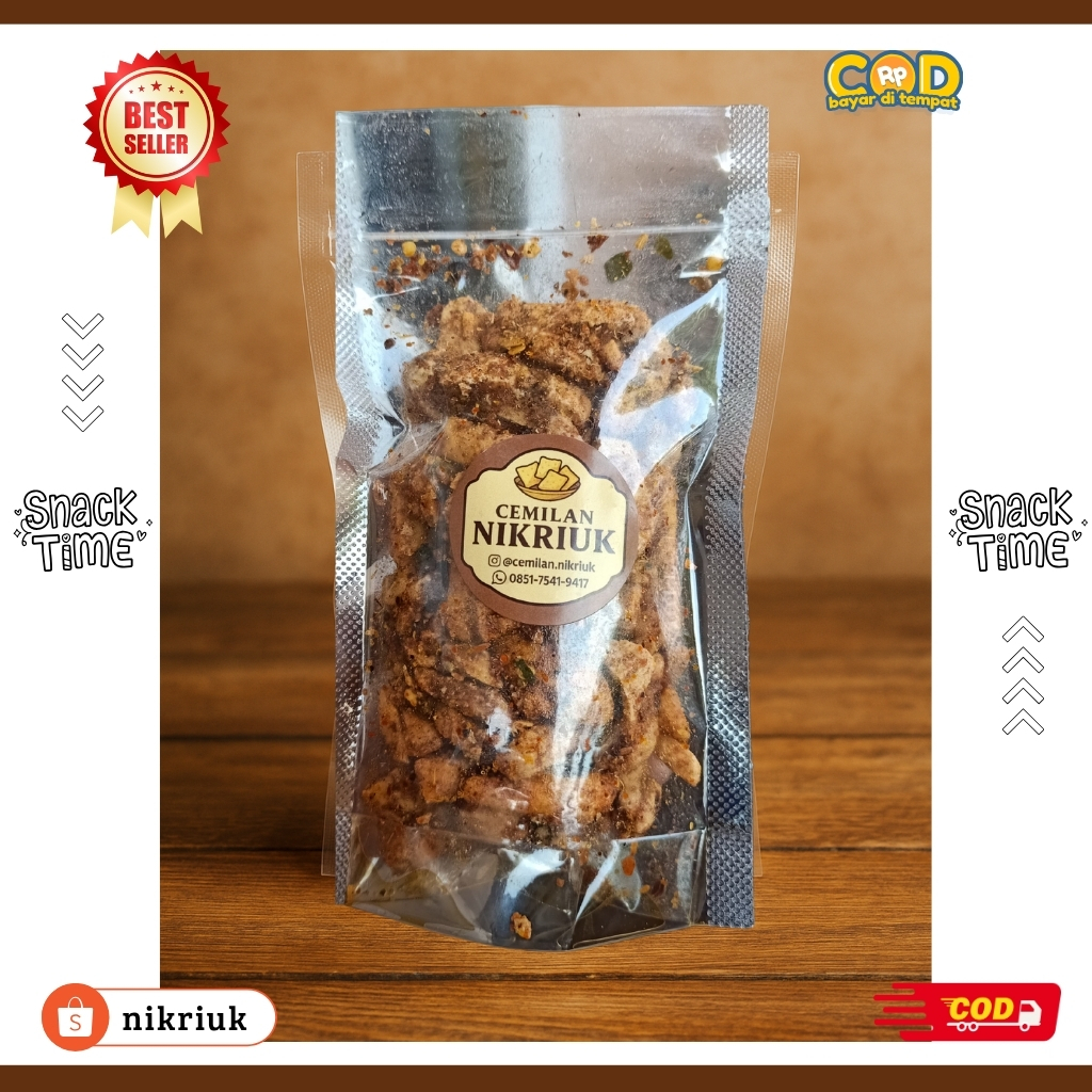 

BASRENG STIK PEDAS HOT RENYAH - CEMILAN BASRENG PEDAS DAUN JERUK