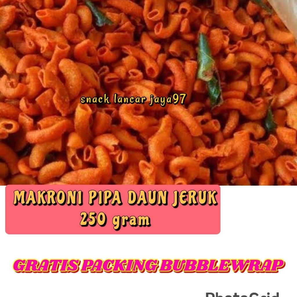 

MAKARONI PIPA BANTET DAUN JERUK 250GRAM | Beli 2 Gratis 1
