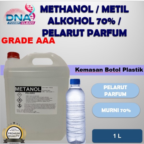 [DNA] METHANOL / METANOL / METIL ALKOHOL 1 Liter / 70%