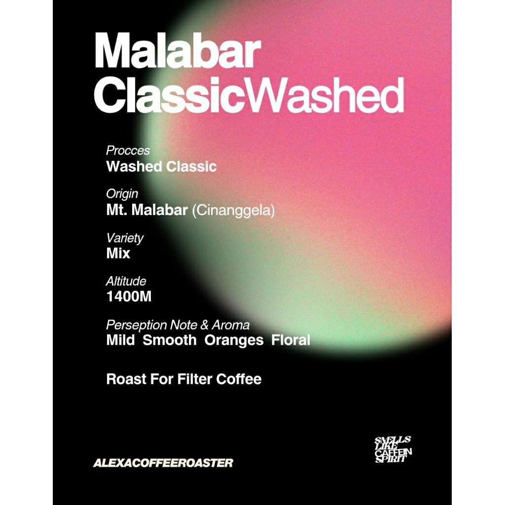 

Kopi Single Origin Arabica Malabar Full Washed 200gr