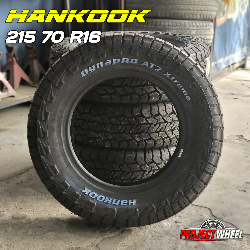 BAN 215 70 R16 HANKOOK DYNAPRO AT2 RING 16 - RUSH JIMNY TAFT FEROZA DLL - TULISAN PUTIH
