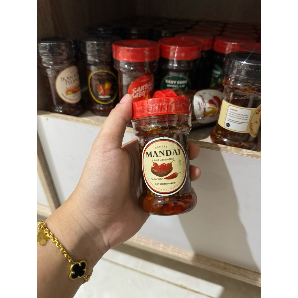 

SAMBAL MANDAI - 1 Botol Sambel Mandai kemasan 150gr
