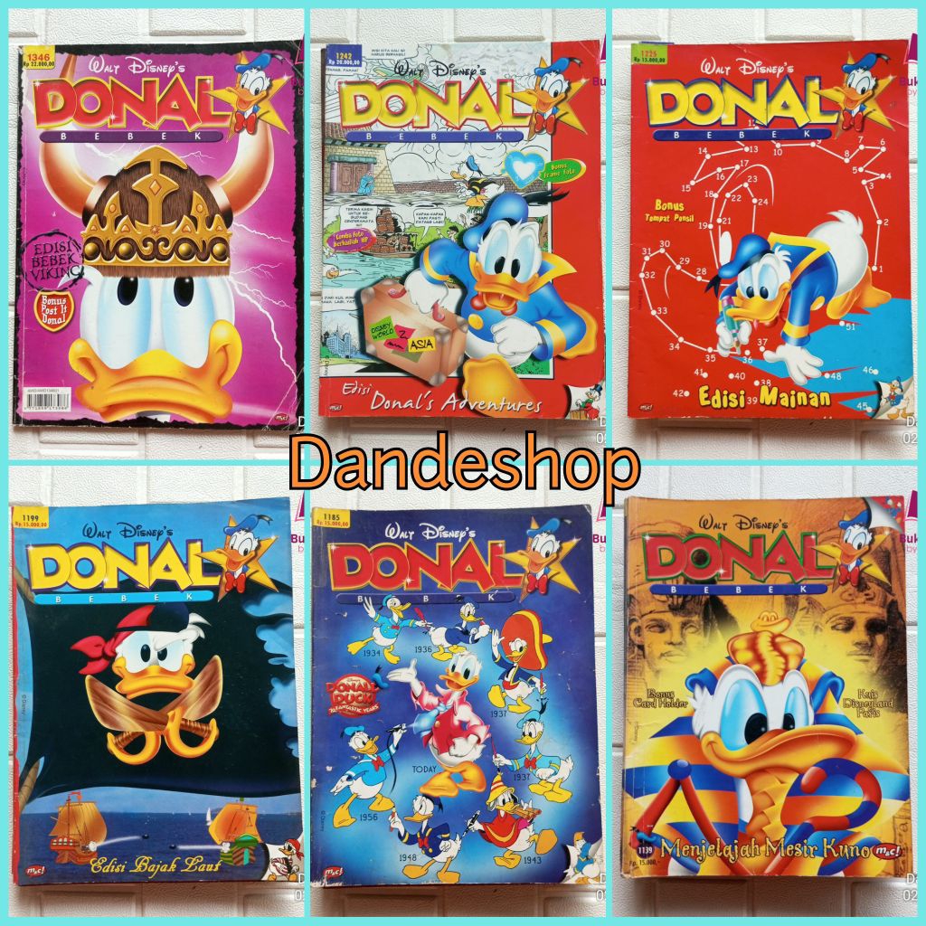 Donal Bebek Majalah Komik Edisi Khusus (Bekas Preloved) lebar tebal