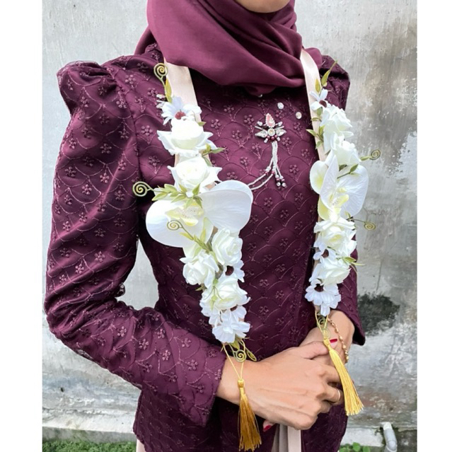 selempang Bunga Wisuda Non Akrilik