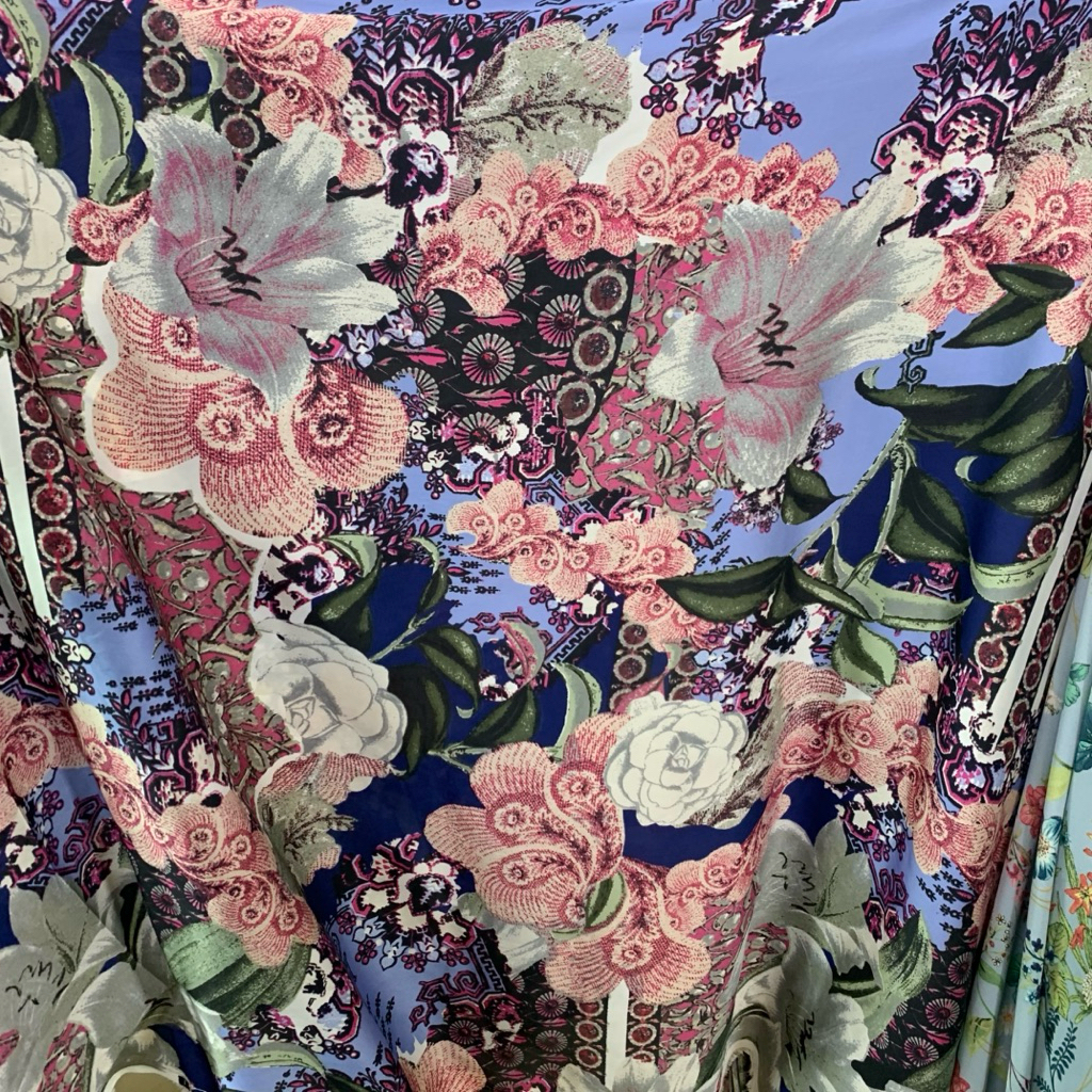 kain diamond crepe - kain ceruty diamond - kain diamond crepe motif