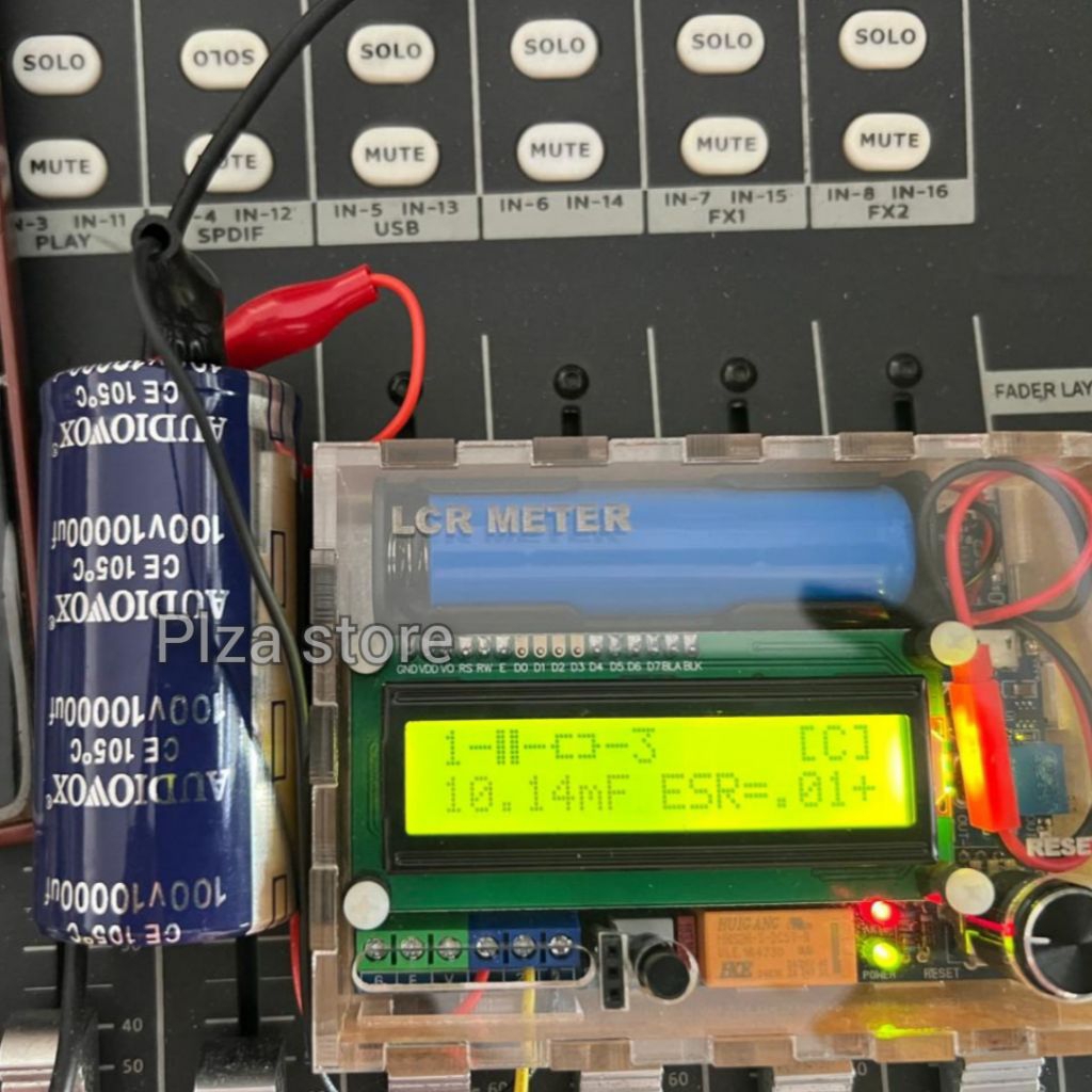 Elco 100v/10000uf Audiovox biru original capasitor Elco 10000uf 100v audiovox blue