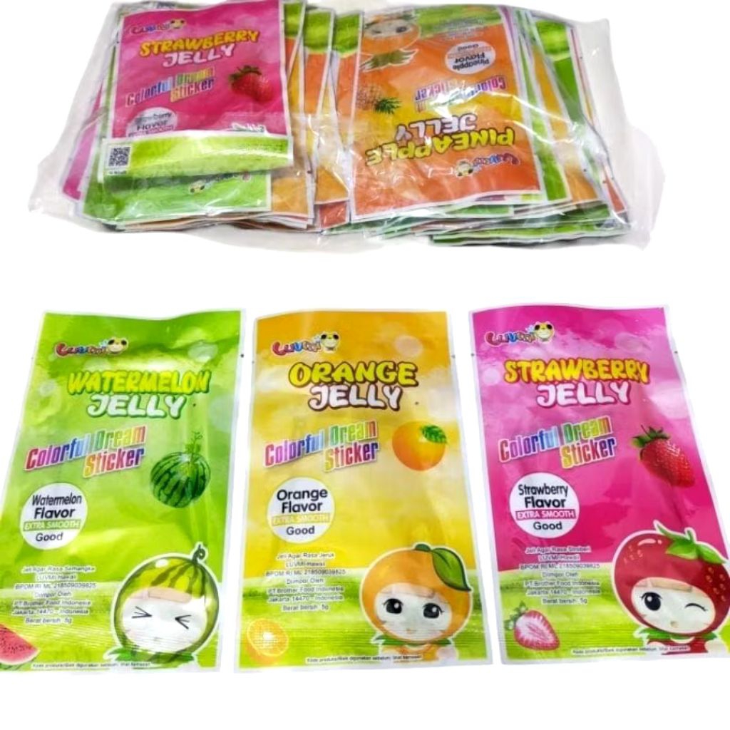 

Jelli jeli surprise stiker isi 30 pcs